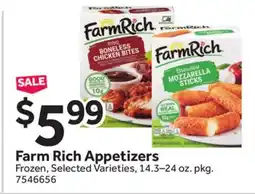 Stop&Shop Farm Rich Appetizers offer