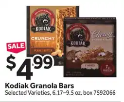 Stop&Shop Kodiak Granola Bars offer