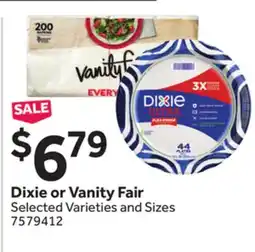 Stop&Shop Dixie or Vanity Fair offer