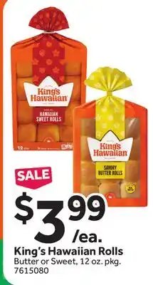 Stop&Shop King's Hawaiian Rolls offer