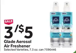 Stop&Shop Glade Aerosol Air Freshener offer