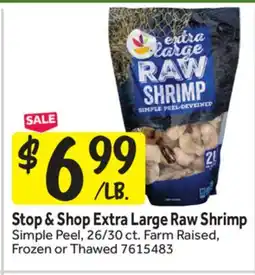 Stop&Shop Stop & Shop Extra Large Raw Shrimp offer