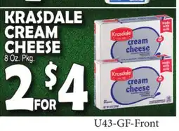 Bravo Supermarkets KRASDALE CREAM CHEESE offer