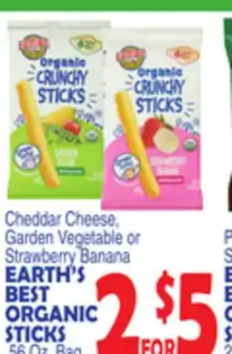 Bravo Supermarkets EARTH'S BEST ORGANIC STICKS offer