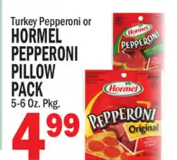 Bravo Supermarkets HORMEL PEPPERONI PILLOW PACK offer