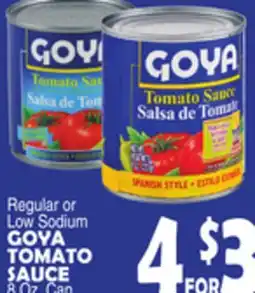 Bravo Supermarkets GOYA TOMATO SAUCE offer