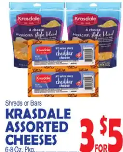 Bravo Supermarkets KRASDALE ASSORTED CHEESES offer