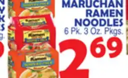 Bravo Supermarkets MARUCHAN RAMEN NOODLES offer