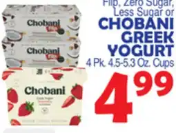 Bravo Supermarkets CHOBANI GREEK YOGURT offer