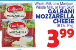 Bravo Supermarkets GALBANI MOZZARELLA CHEESE offer