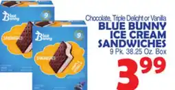 Bravo Supermarkets BLUE BUNNY ICE CREAM SANDWICHES offer