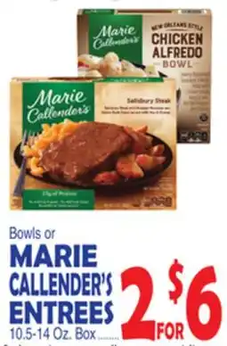 Bravo Supermarkets MARIE CALLENDER'S ENTREES offer