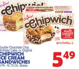 Bravo Supermarkets CHIPWICH ICE CREAM SANDWICHES offer