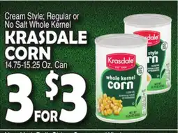Bravo Supermarkets KRASDALE CORN offer