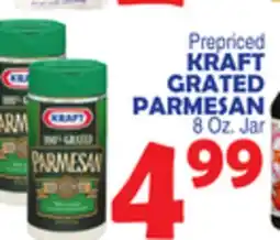 Bravo Supermarkets KRAFT GRATED PARMESAN offer