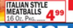 Bravo Supermarkets ITALIAN STYLE MEATBALLS offer