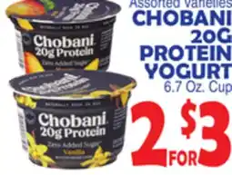 Bravo Supermarkets CHOBANI PROTEIN YOGURT offer
