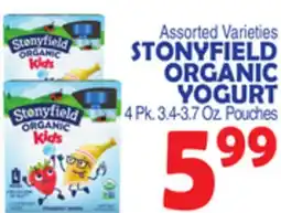 Bravo Supermarkets STONYFIELD ORGANIC YOGURT offer