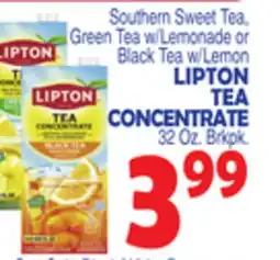 Bravo Supermarkets LIPTON TEA CONCENTRATE offer