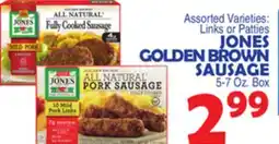 Bravo Supermarkets JONES GOLDEN BROWN SAUSAGE offer