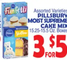 Bravo Supermarkets PILLSBURY MOIST SUPREME CAKE MIX offer