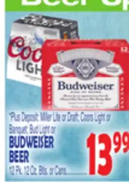 Bravo Supermarkets BUDWEISER BEER offer