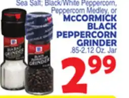Bravo Supermarkets MCCORMICK BLACK PEPPERCORN GRINDER offer