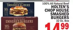 Bravo Supermarkets HOLTEN'S CHOP HOUSE SMASHED BURGERS offer