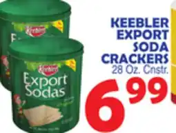 Bravo Supermarkets KEEBLER EXPORT SODA CRACKERS offer