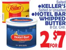 Bravo Supermarkets KELLER'S, HOTEL BAR WHIPPED BUTTER offer
