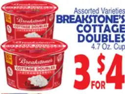 Bravo Supermarkets BREAKSTONE'S COTTAGE DOUBLES offer