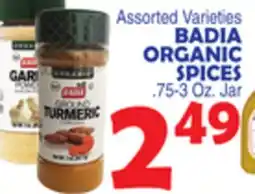 Bravo Supermarkets BADIA ORGANIC SPICES offer