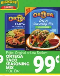 Bravo Supermarkets ORTEGA TACO SEASONING MIX offer