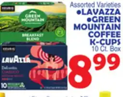 Bravo Supermarkets LAVAZZA GREEN MOUNTAIN COFFEE K-CUPS offer