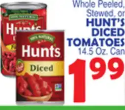 Bravo Supermarkets HUNT'S DICED TOMATOES offer