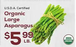 DeCicco & Sons Organic Large Asparagus offer