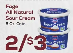 DeCicco & Sons Fage All Natural Sour Cream offer