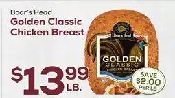 DeCicco & Sons Boar's Head Golden Classic Chicken Breast offer