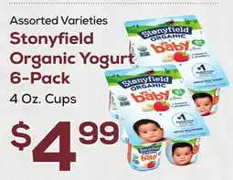 DeCicco & Sons Stonyfield Organic Yogurt 6-Pack offer