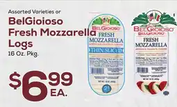 DeCicco & Sons BelGioioso Fresh Mozzarella Logs offer