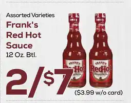 DeCicco & Sons Frank's Red Hot Sauce offer