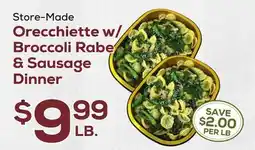 DeCicco & Sons Orecchiette w/Broccoli Rabe & Sausage Dinner offer