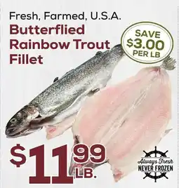 DeCicco & Sons Butterflied Rainbow Trout Fillet offer