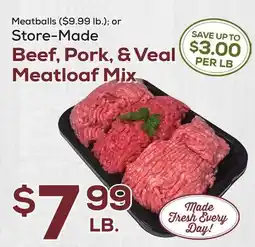 DeCicco & Sons Beef, Pork, & Veal Meatloaf Mix offer