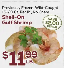 DeCicco & Sons Chem Shell-On Gulf Shrimp offer