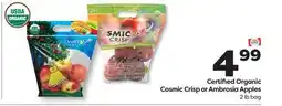 Weis Markets Certified Organic Cosmic Crisp or Ambrosia Apples offer