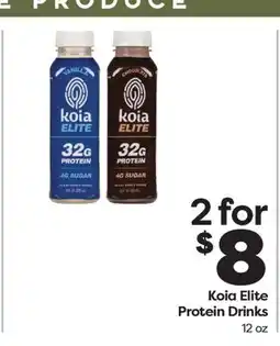 Weis Markets Koia Elite Protein Drinks offer