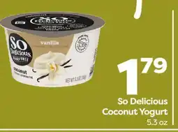 Weis Markets So Delicious Coconut Yogurt offer