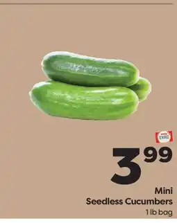 Weis Markets Mini Seedless Cucumbers offer