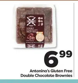 Weis Markets Antonina's Gluten Free Double Chocolate Brownies offer